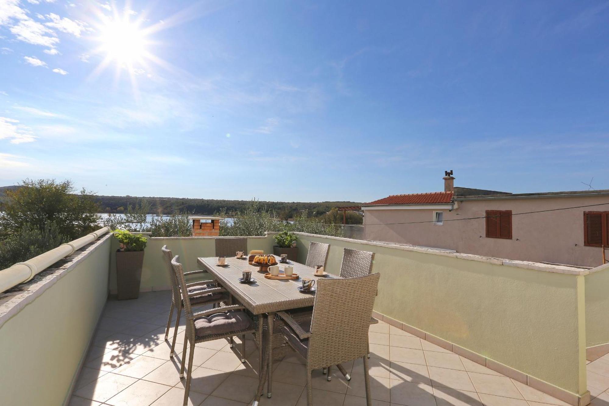 Seaview Apartment Aida Posedarje Zewnętrze zdjęcie